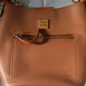 Dooney & Bourke Brown Leather Shoulder Bag
